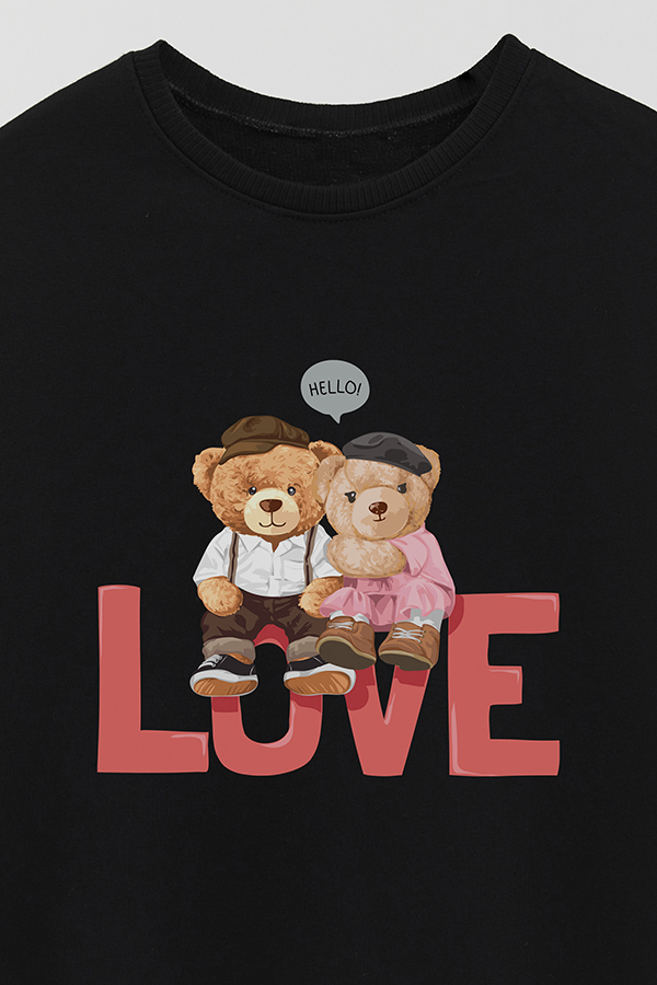 BUZO RUSTICO KIDS TEDDY HELLO LOVE