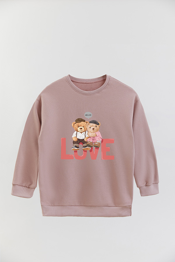 BUZO RUSTICO KIDS TEDDY HELLO LOVE