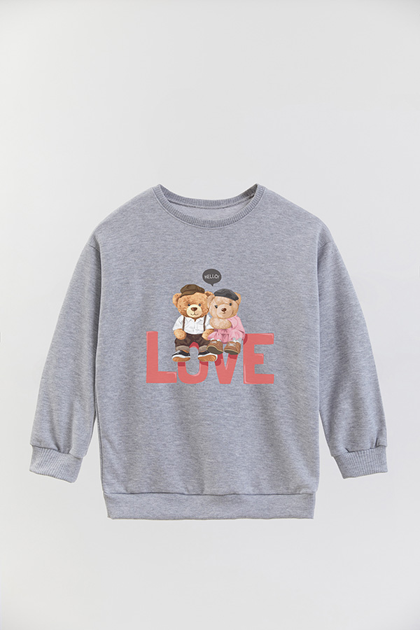 BUZO RUSTICO KIDS TEDDY HELLO LOVE