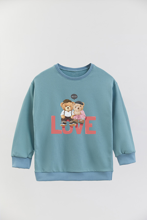 BUZO RUSTICO KIDS TEDDY HELLO LOVE