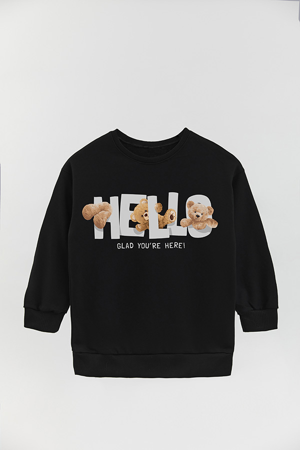 BUZO RUSTICO KIDS TEDDY HELLO GLAD