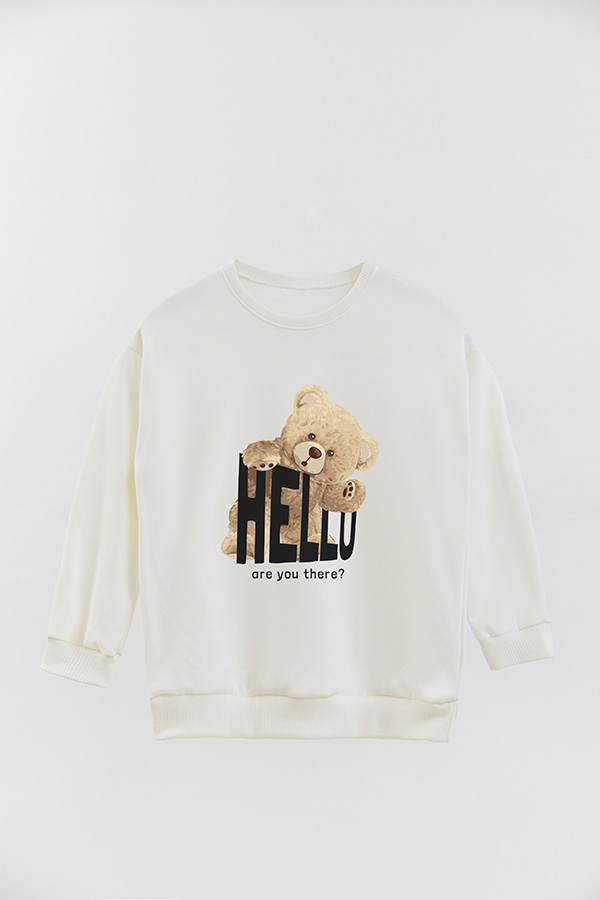 BUZO RUSTICO KIDS TEDDY HELLO ARE YOU THERE