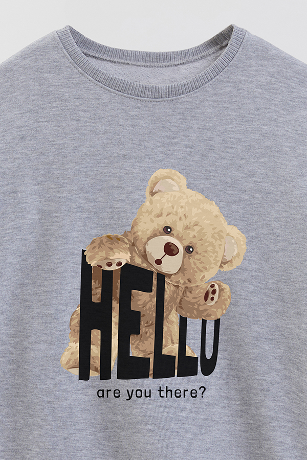 BUZO RUSTICO KIDS TEDDY HELLO ARE YOU THERE