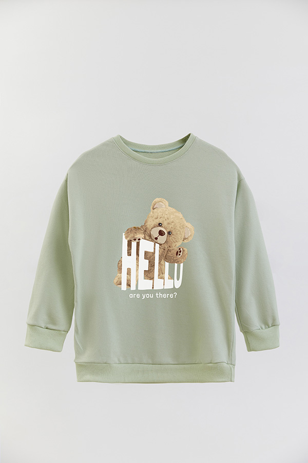 BUZO RUSTICO KIDS TEDDY HELLO ARE YOU THERE