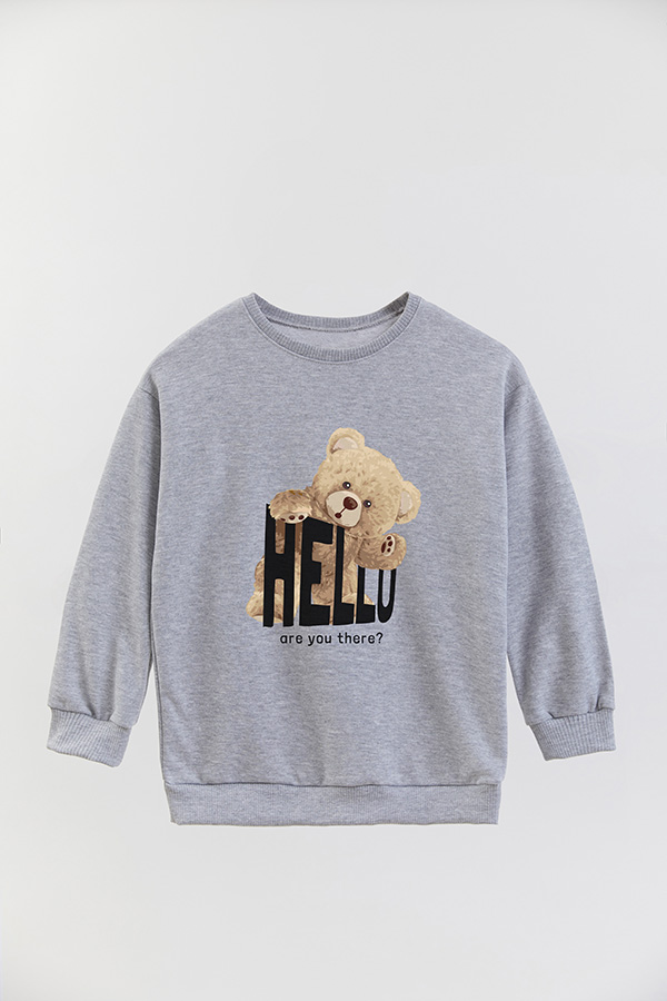 BUZO RUSTICO KIDS TEDDY HELLO ARE YOU THERE