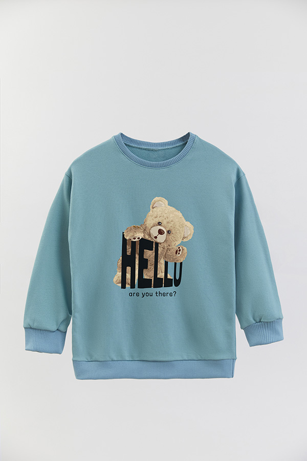 BUZO RUSTICO KIDS TEDDY HELLO ARE YOU THERE