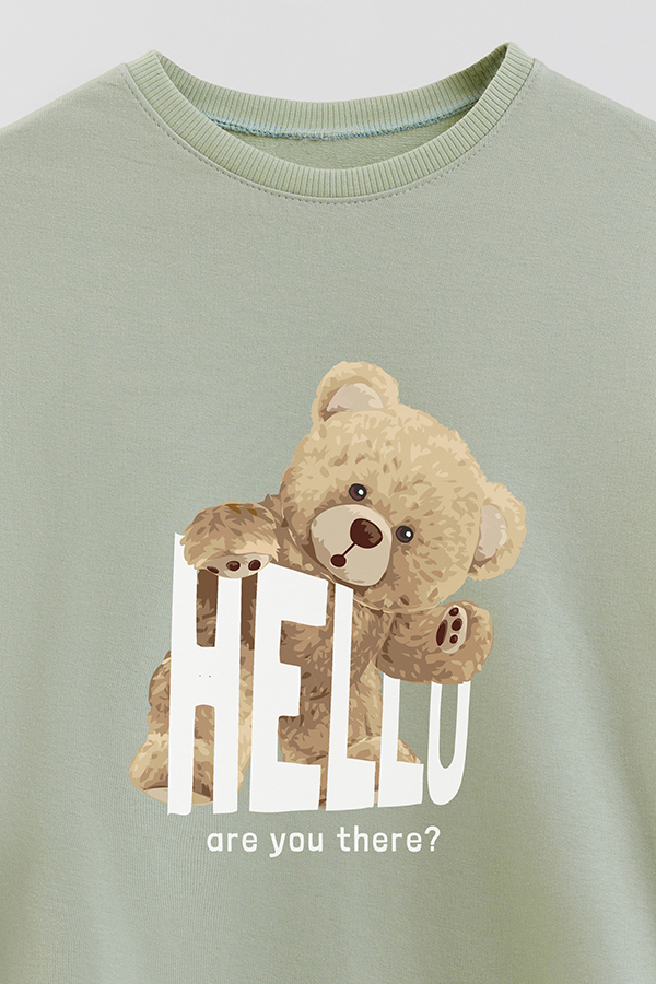 BUZO RUSTICO KIDS TEDDY HELLO ARE YOU THERE