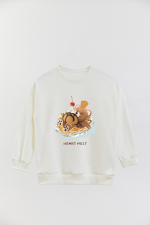 BUZO RUSTICO KIDS TEDDY HEART MELT