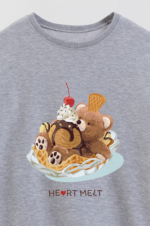 BUZO RUSTICO KIDS TEDDY HEART MELT
