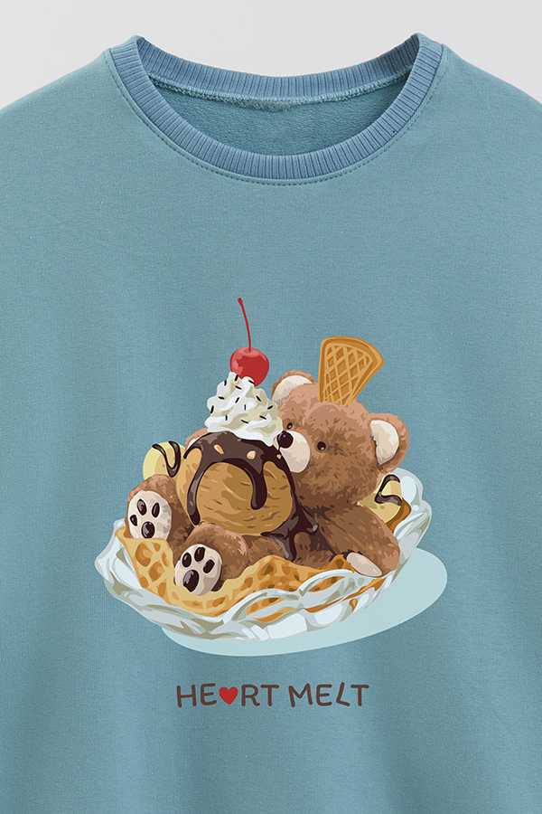 BUZO RUSTICO KIDS TEDDY HEART MELT