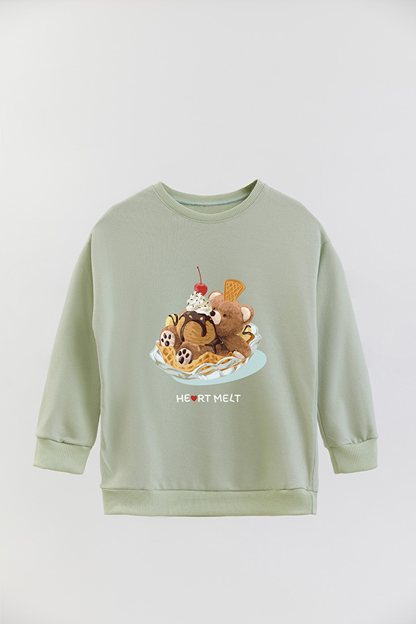 BUZO RUSTICO KIDS TEDDY HEART MELT
