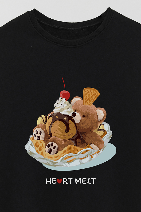 BUZO RUSTICO KIDS TEDDY HEART MELT