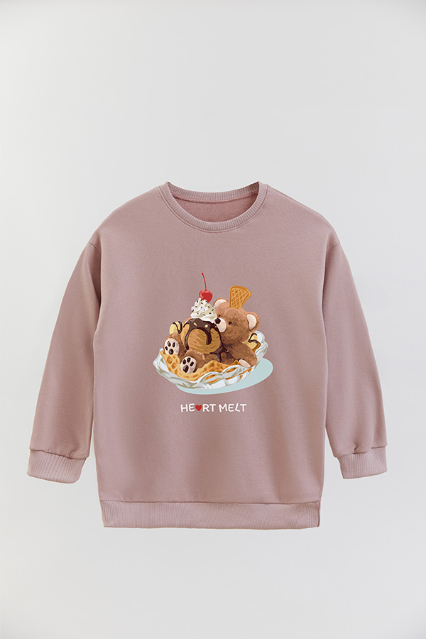 BUZO RUSTICO KIDS TEDDY HEART MELT