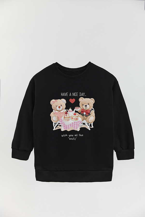BUZO RUSTICO KIDS TEDDY HAVE A NICE DAY