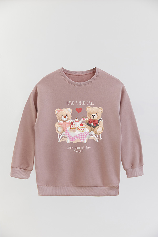 BUZO RUSTICO KIDS TEDDY HAVE A NICE DAY