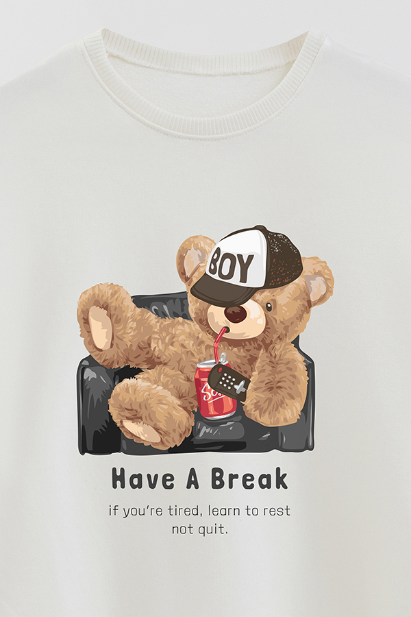 BUZO RUSTICO KIDS TEDDY HAVE A BREAK