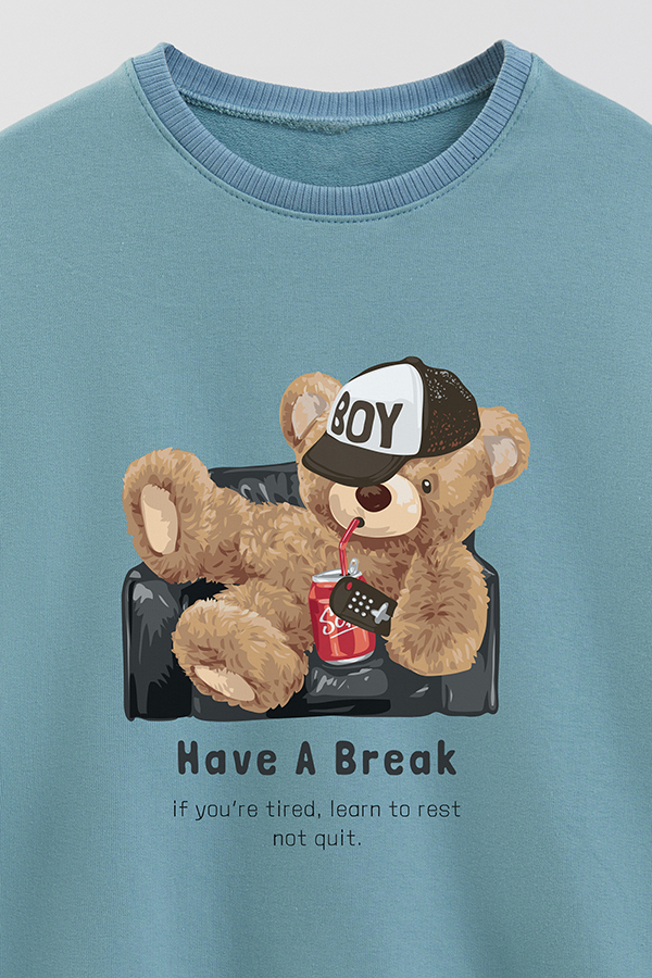 BUZO RUSTICO KIDS TEDDY HAVE A BREAK