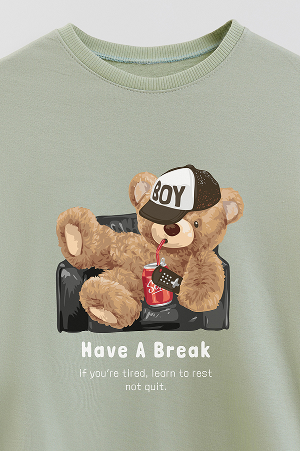 BUZO RUSTICO KIDS TEDDY HAVE A BREAK