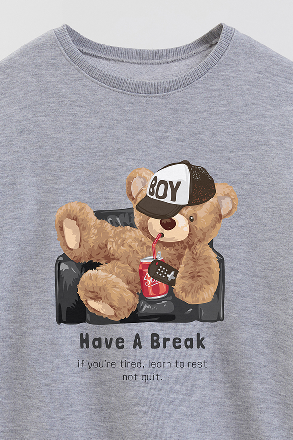 BUZO RUSTICO KIDS TEDDY HAVE A BREAK