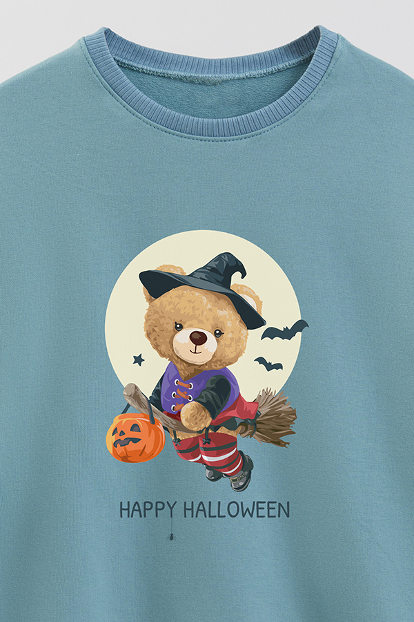 BUZO RUSTICO KIDS TEDDY HAPPY HALLOWEEN