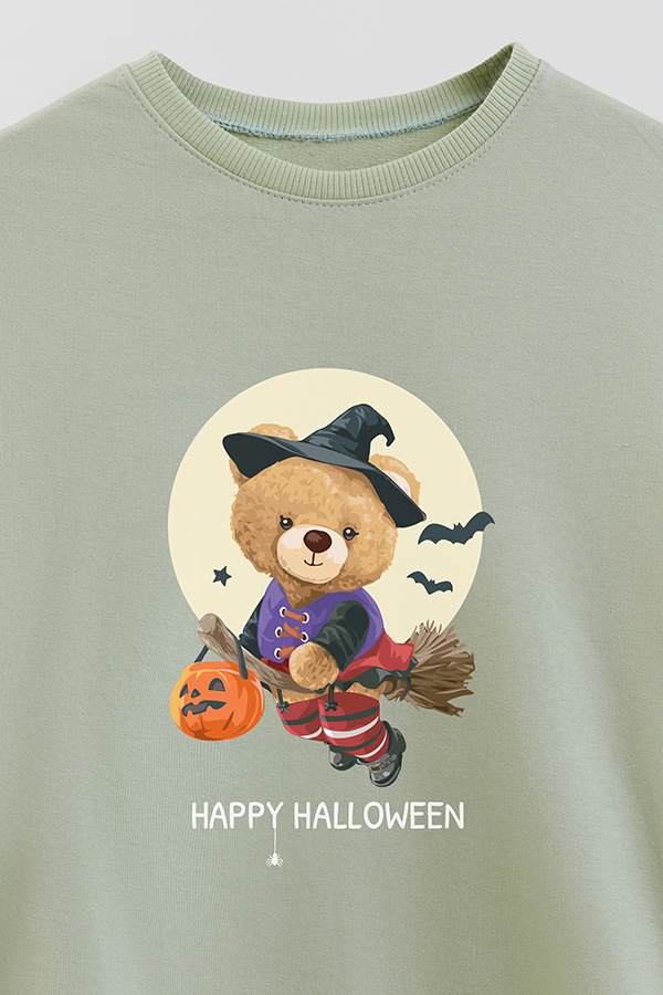 BUZO RUSTICO KIDS TEDDY HAPPY HALLOWEEN