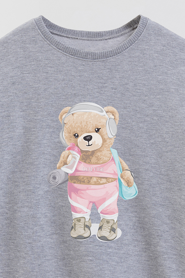 BUZO RUSTICO KIDS TEDDY GYM VIBE