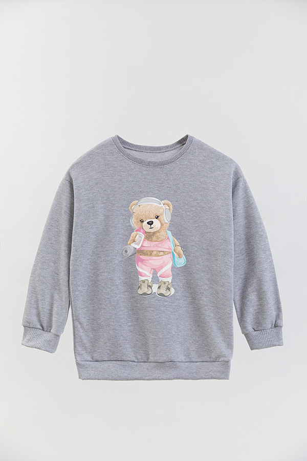 BUZO RUSTICO KIDS TEDDY GYM VIBE