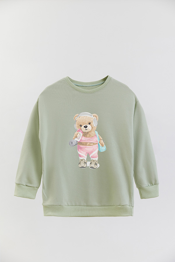 BUZO RUSTICO KIDS TEDDY GYM VIBE