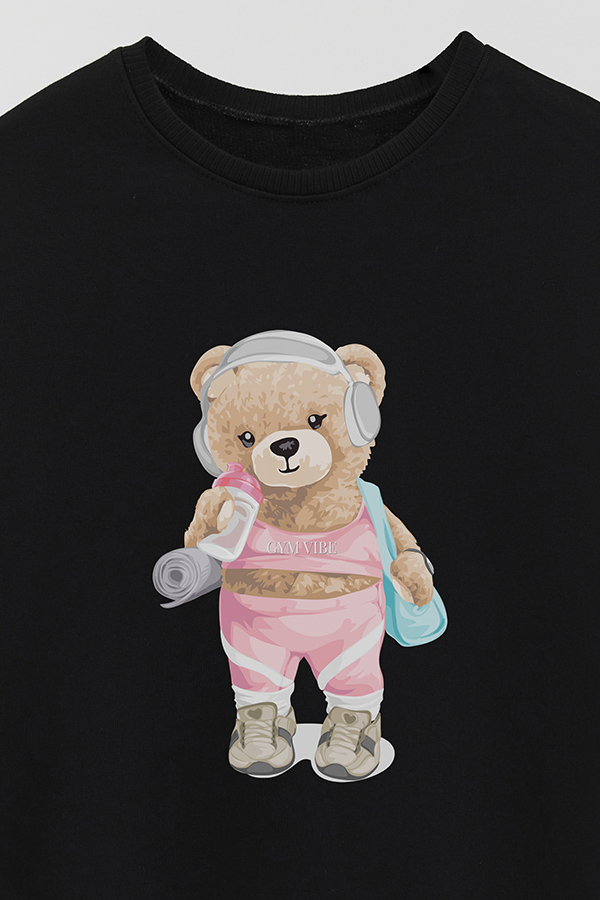 BUZO RUSTICO KIDS TEDDY GYM VIBE