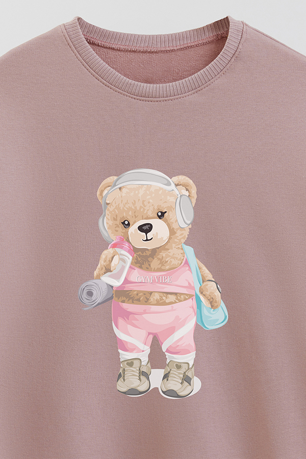 BUZO RUSTICO KIDS TEDDY GYM VIBE