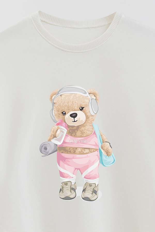 BUZO RUSTICO KIDS TEDDY GYM VIBE