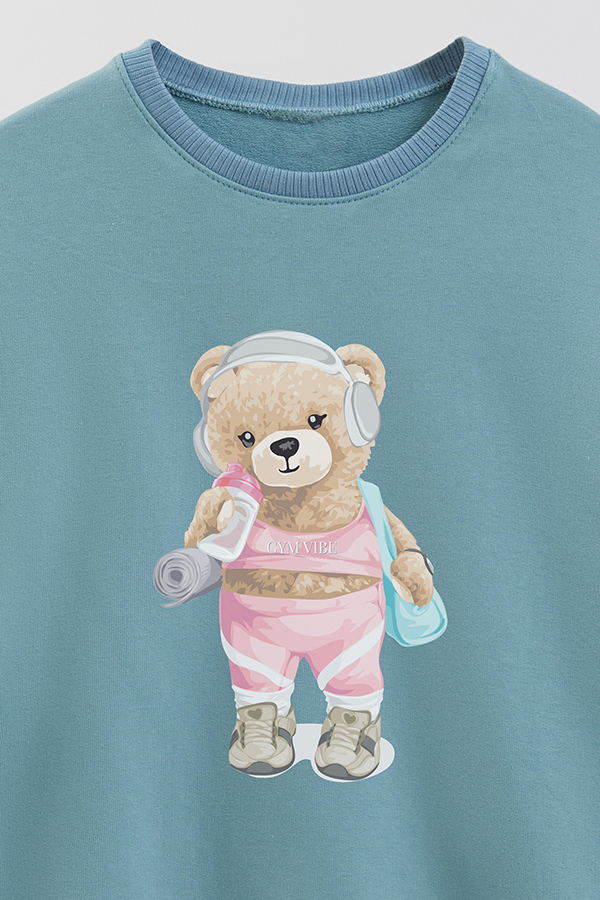 BUZO RUSTICO KIDS TEDDY GYM VIBE