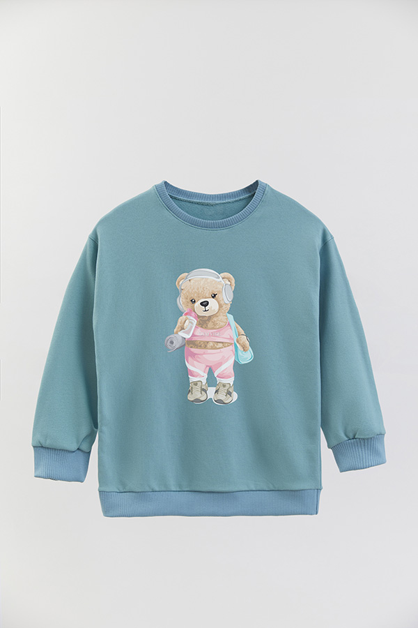 BUZO RUSTICO KIDS TEDDY GYM VIBE