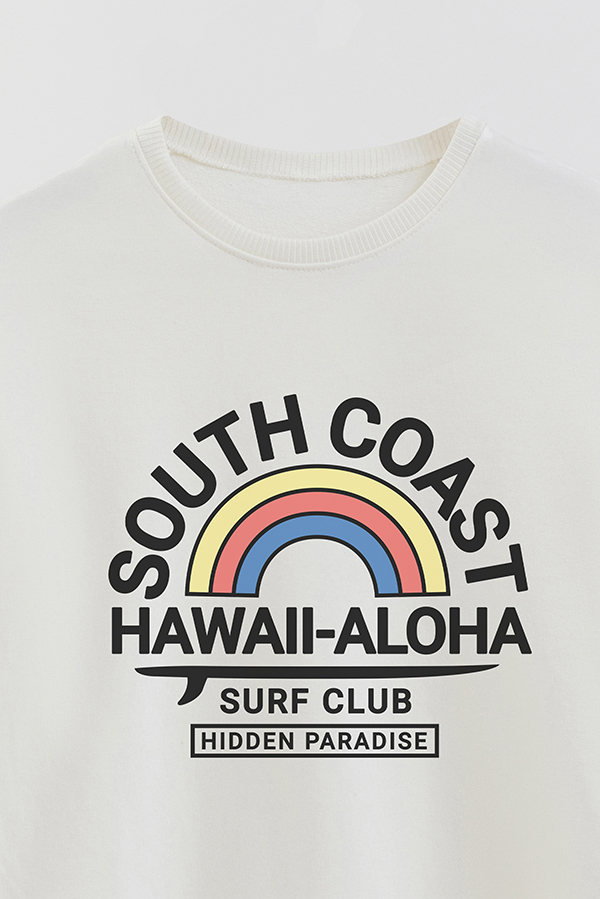 BUZO CREWNECK RUSTICO FUNNY ADVENTURES SOUTH COAST