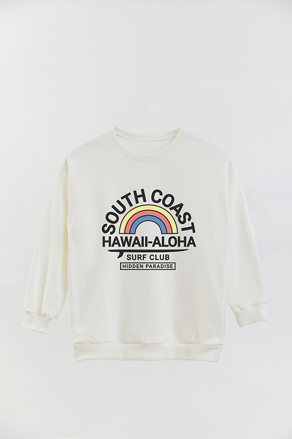BUZO CREWNECK RUSTICO FUNNY ADVENTURES SOUTH COAST