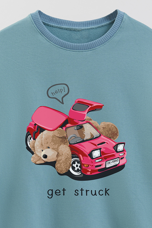 BUZO RUSTICO KIDS TEDDY GET STRUCK