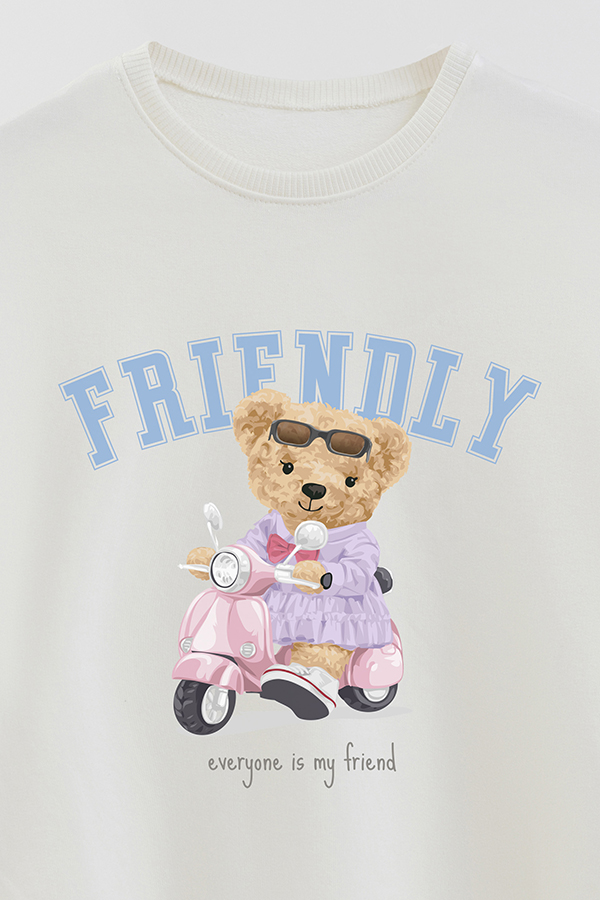 BUZO RUSTICO KIDS TEDDY FRIENDLY