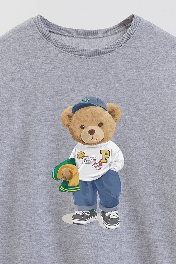 BUZO RUSTICO KIDS TEDDY FREEDOM IS MY SOUL