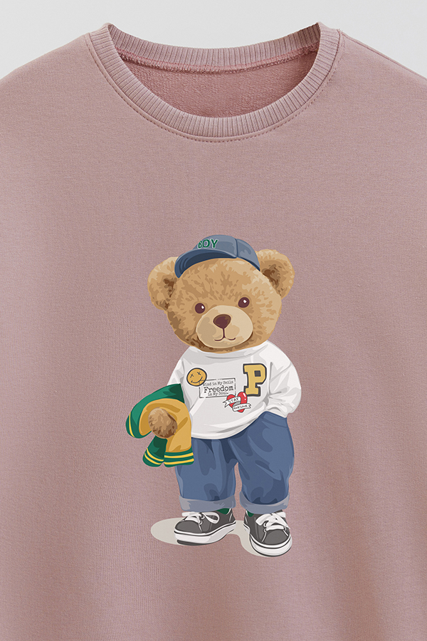 BUZO RUSTICO KIDS TEDDY FREEDOM IS MY SOUL
