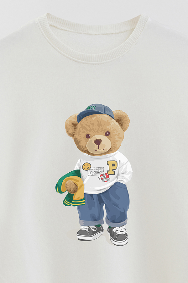 BUZO RUSTICO KIDS TEDDY FREEDOM IS MY SOUL