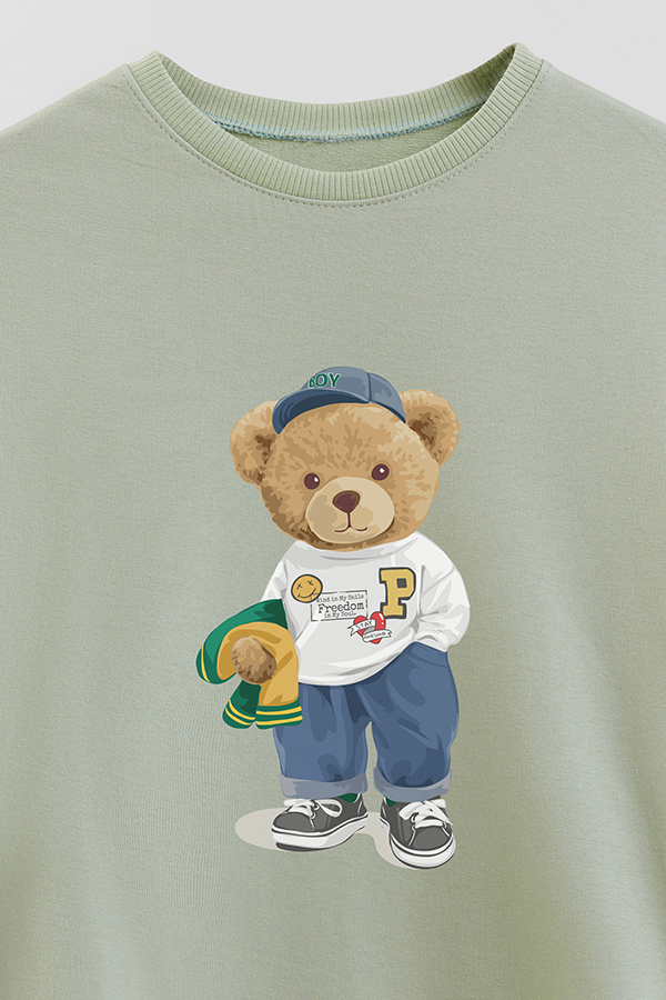 BUZO RUSTICO KIDS TEDDY FREEDOM IS MY SOUL