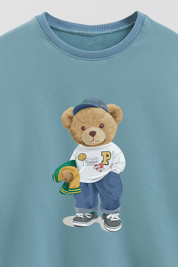 BUZO RUSTICO KIDS TEDDY FREEDOM IS MY SOUL