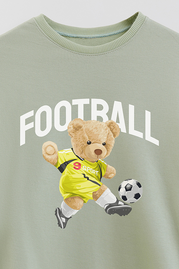 BUZO RUSTICO KIDS TEDDY FOOTBALL