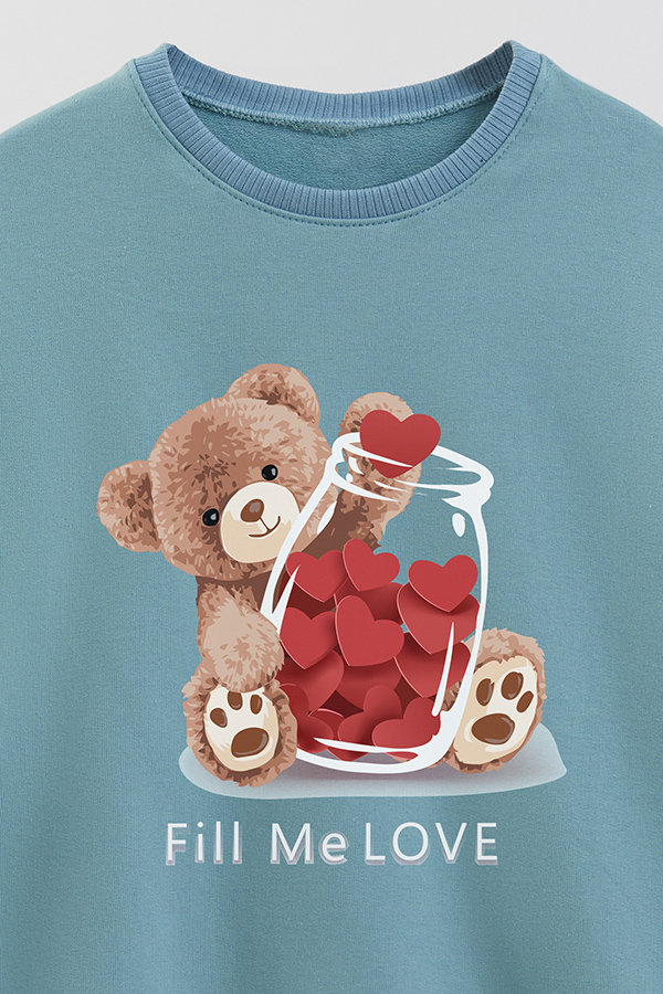 BUZO RUSTICO KIDS TEDDY FILL ME