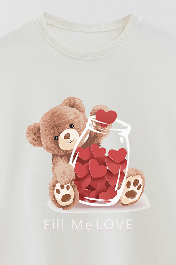 BUZO RUSTICO KIDS TEDDY FILL ME