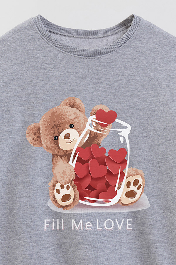 BUZO RUSTICO KIDS TEDDY FILL ME