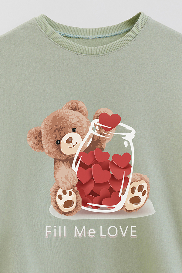 BUZO RUSTICO KIDS TEDDY FILL ME