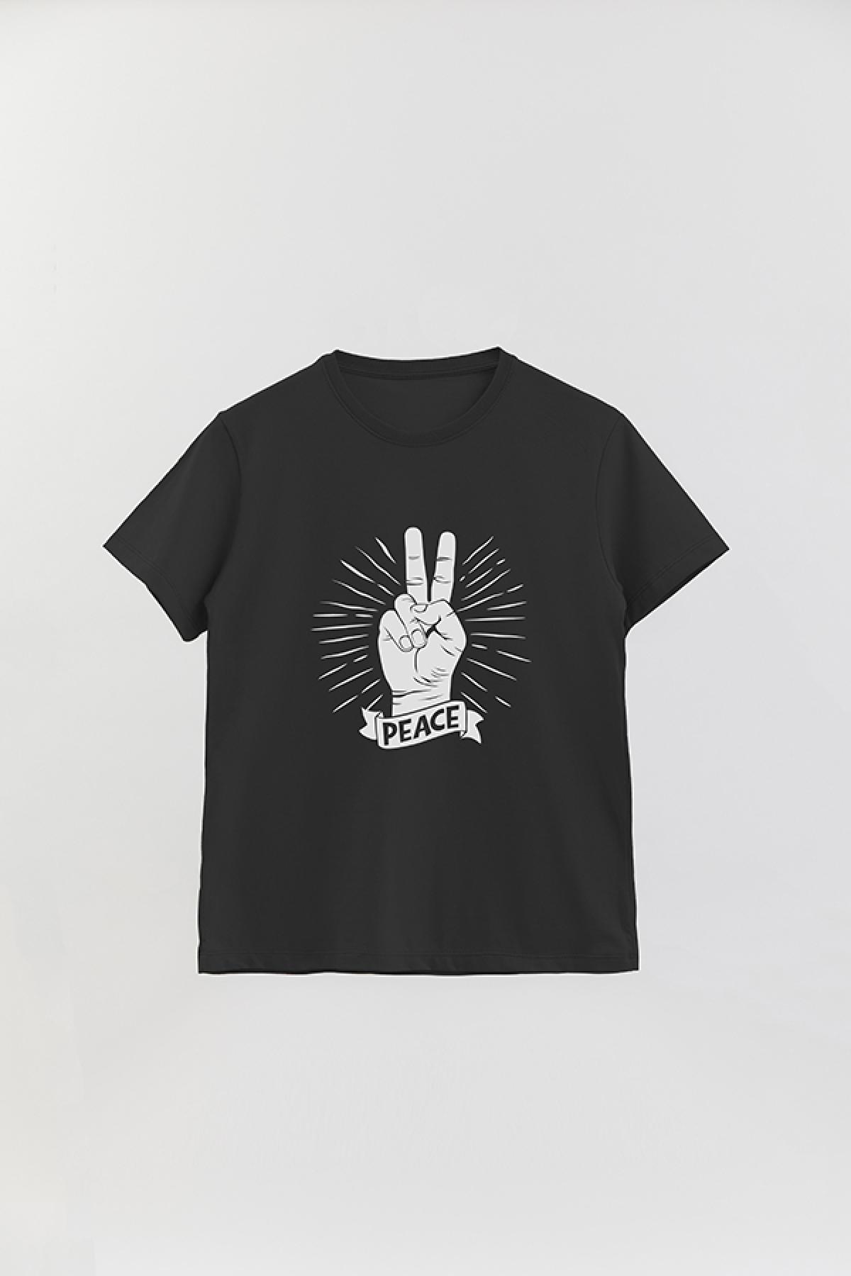 REMERA BASICA ESTAMPADA CL KEEP PEACE