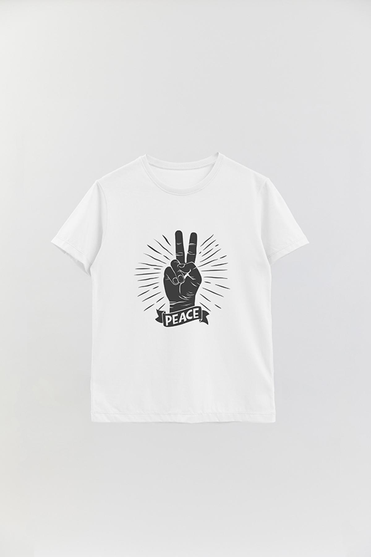REMERA BASICA ESTAMPADA CL KEEP PEACE