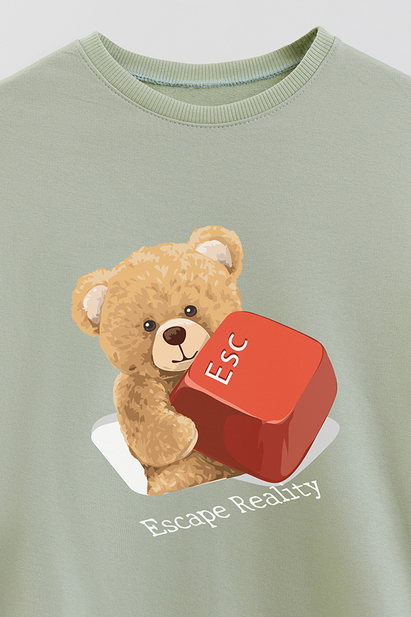 BUZO RUSTICO KIDS TEDDY ESCAPE REALITY